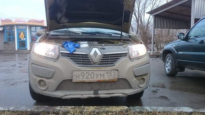 лампа ближнего света сандеро